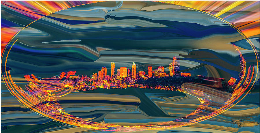 Seattle Swirl #1 Digital Art by Dale Stillman
