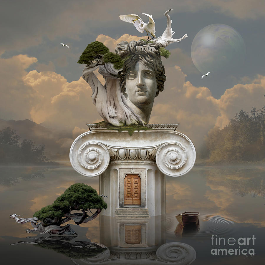 Secret place of Atlantis Digital Art by Alexa Szlavics