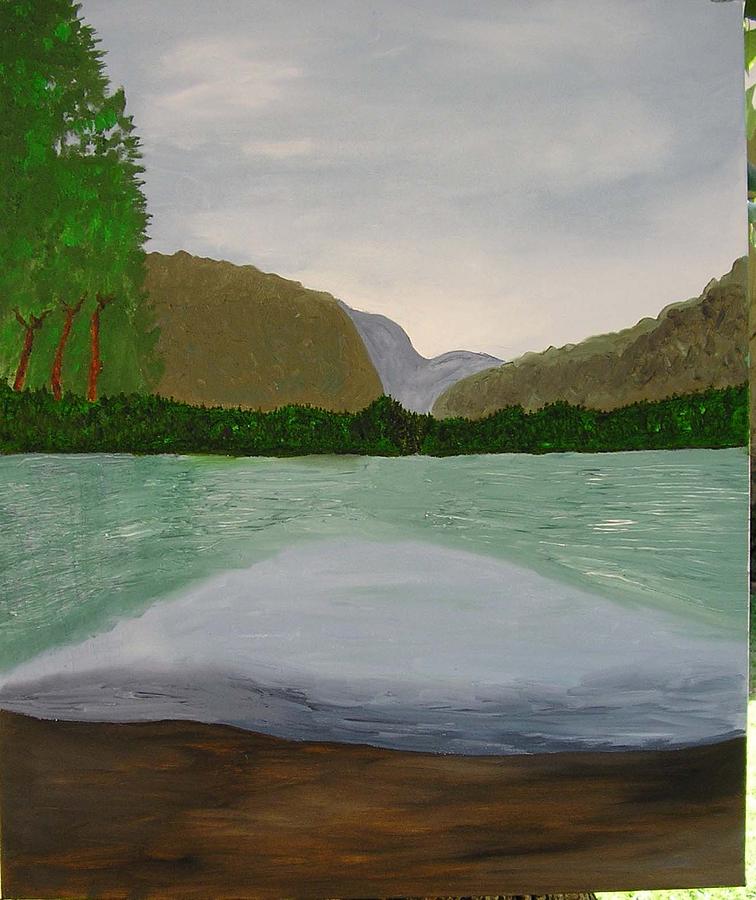 Secret Pool Painting by Harris Gulko Secret Pool Painting by Harris Gulko