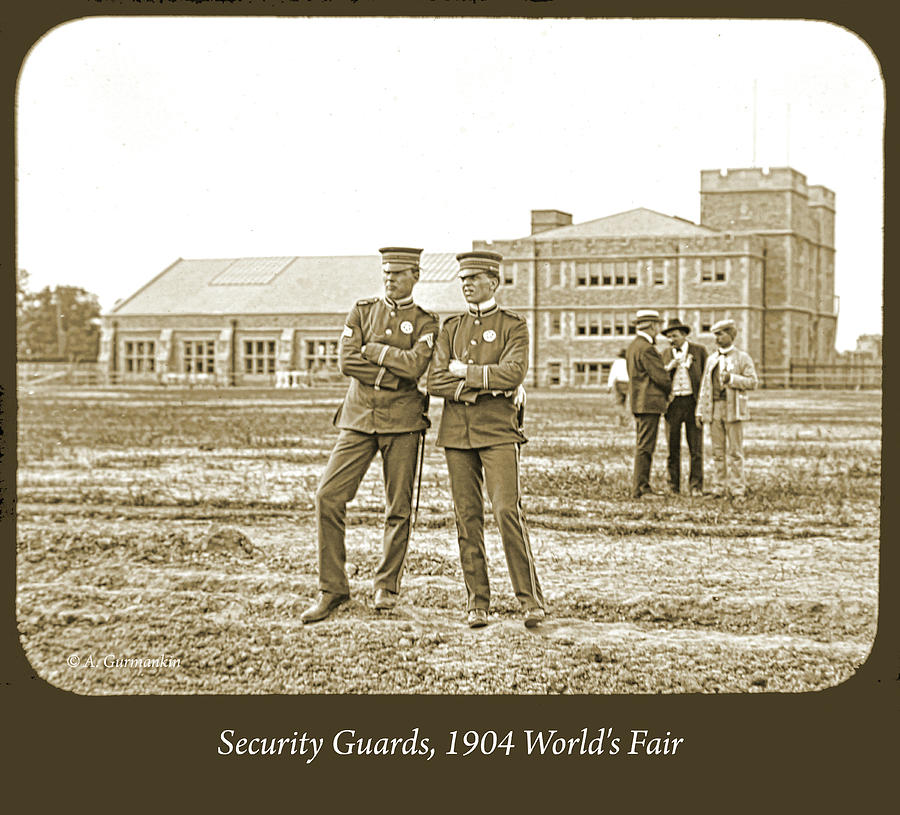 Security Guards, 1904 Worlds Fair #2 Photograph by A Macarthur Gurmankin