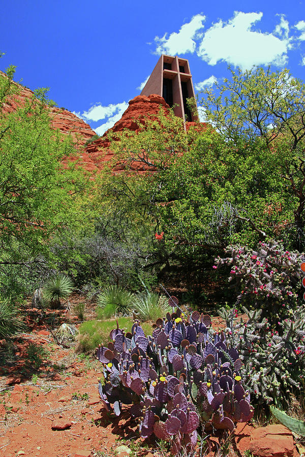 Sedona # 40 - Chapel of the Holy Cross Photograph by Allen Beatty