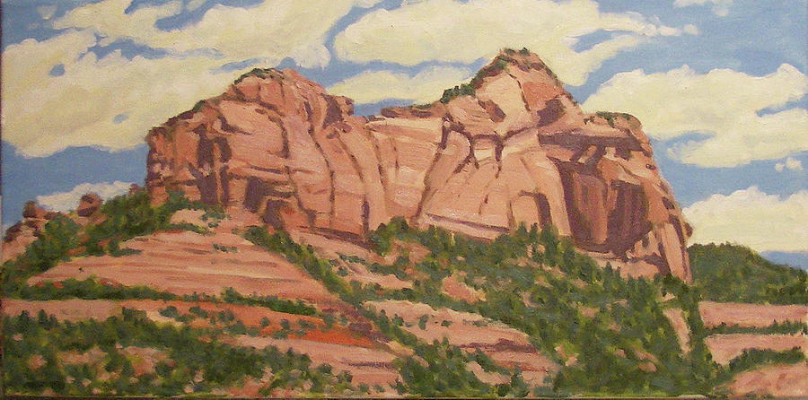 Sedona View #1 Painting by Stan Chraminski