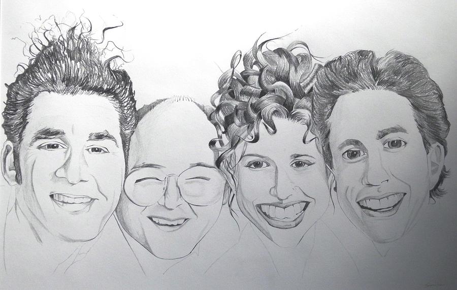 Jerry Seinfeld Drawing - Seinfeld #1 by Ben Jackson