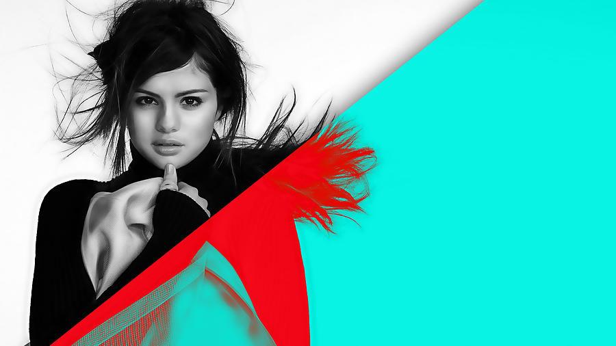 Selena Gomez Mixed Media - Selena Gomez Collection #1 by Marvin Blaine