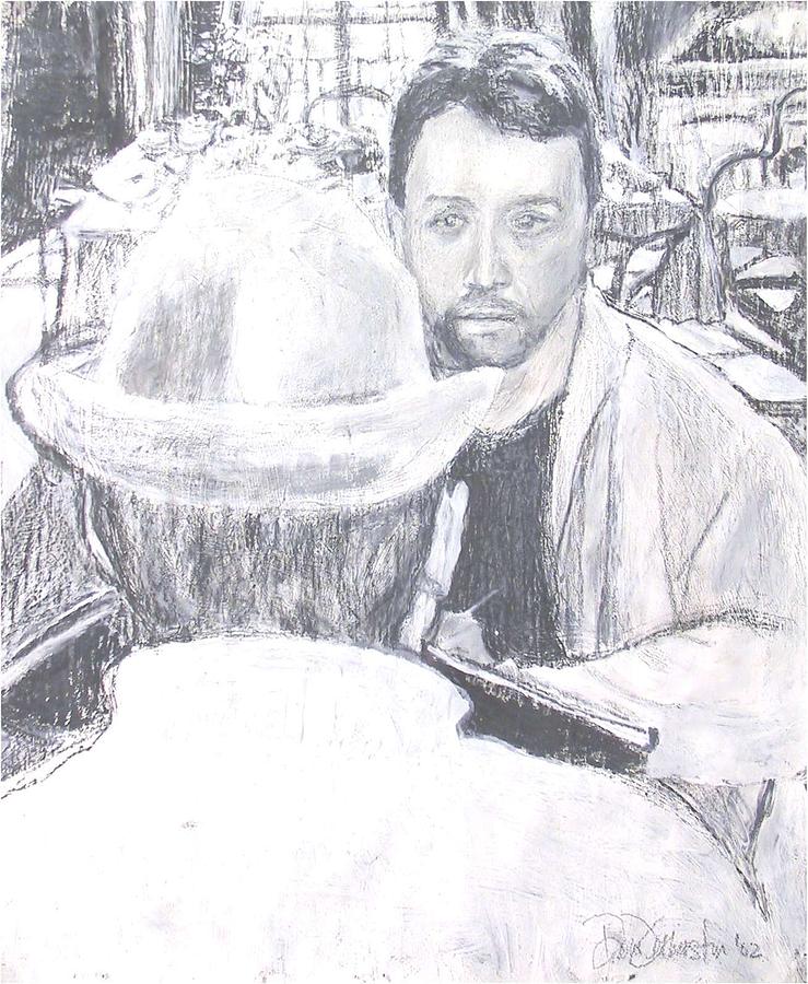 Self Portrait Drawing by Dominic Fetherston Self Portrait Drawing by Dominic Fetherston