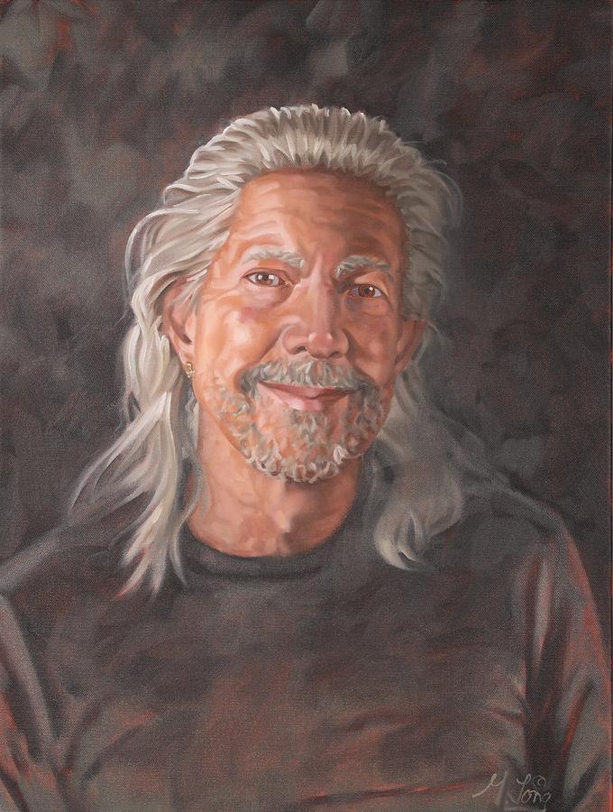 Self-Portrait Painting by Gary M Long