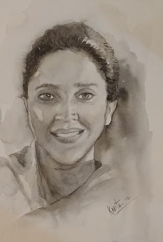 Self Portrait by Kavita Vardhan Self Portrait by Kavita Vardhan
