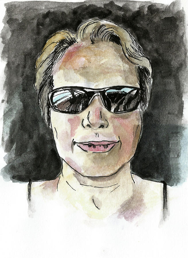 Self-portrait #2 Painting by Masha Batkova