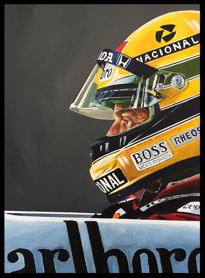 Senna  #1 Painting by Terence R Rogers