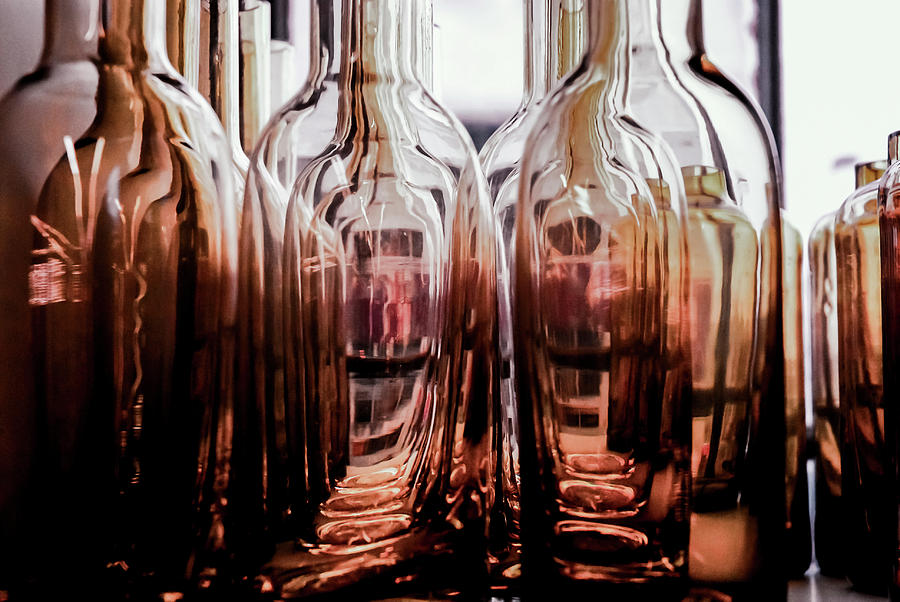 Sepia Bottles #1 Photograph by Craig Perry-Ollila
