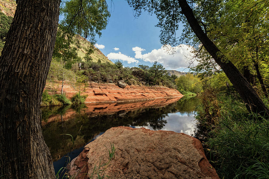 Serenity Creekside  #2 Photograph by Saija Lehtonen