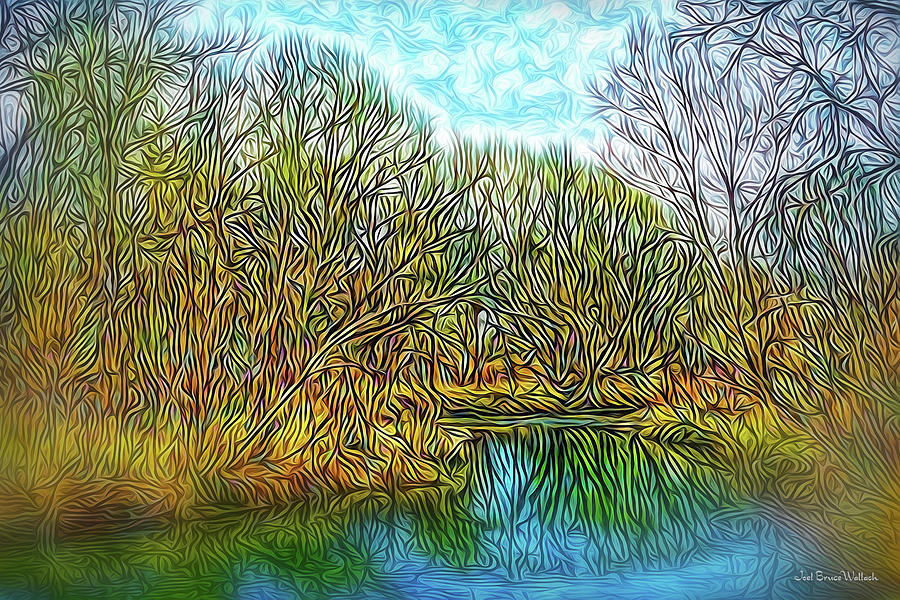 Serenity Reflections #1 Digital Art by Joel Bruce Wallach