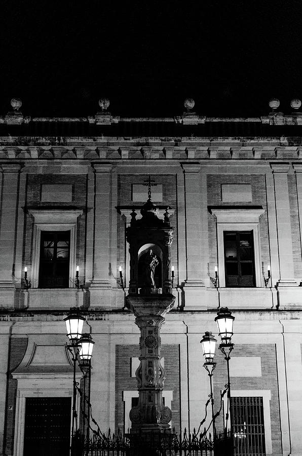 Seville at night - Plaza del Triunfo #2 Photograph by AM FineArtPrints