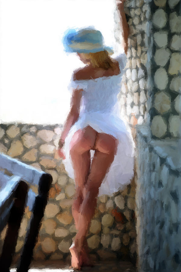 Nude Digital Art - Sexy hat #1 by Giuseppe Cesa Bianchi