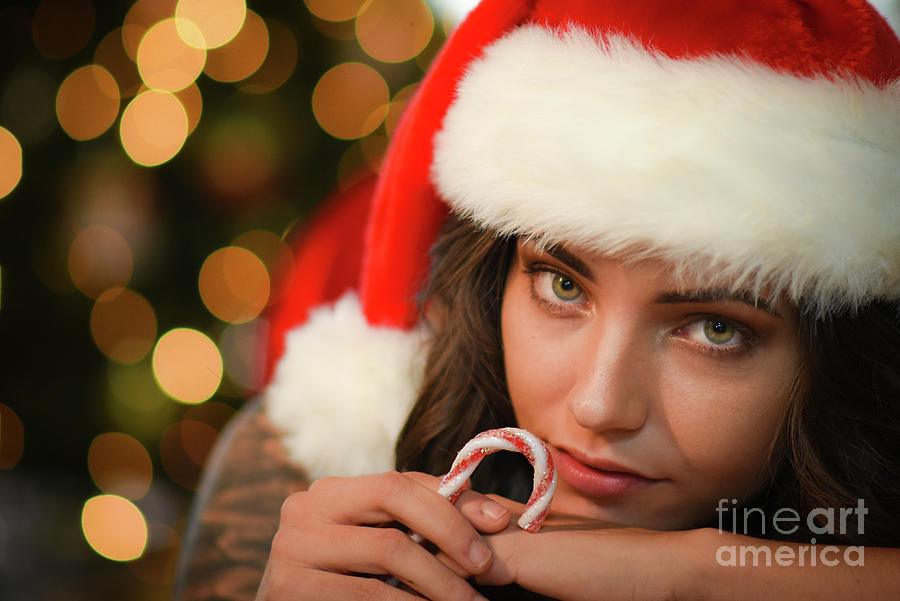 Christmas Photograph - Sexy Santa  #1 by Jt PhotoDesign