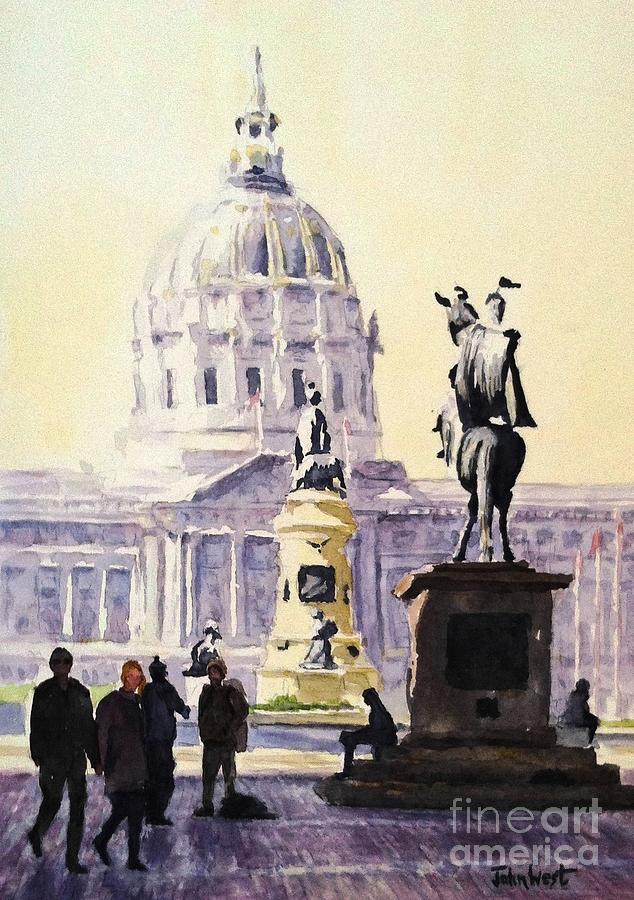 SF City Hall Painting by John West