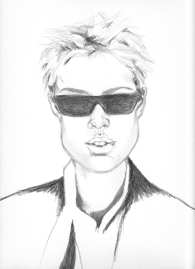 Shades #1 Drawing by Lindie Racz