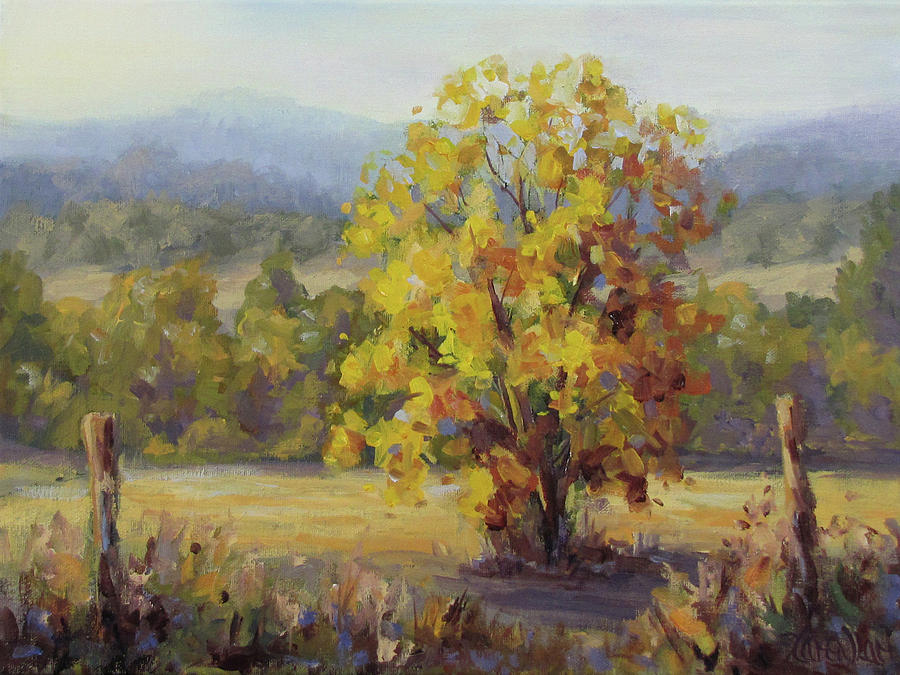 Shades of Autumn #1 Painting by Karen Ilari