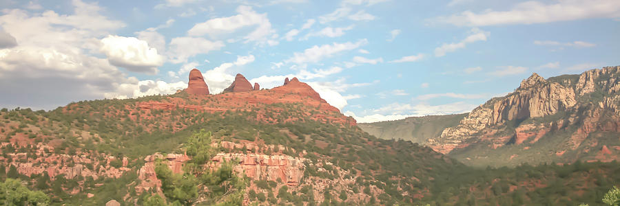 Shades of Sedona #1 Pastel by Darrell Foster