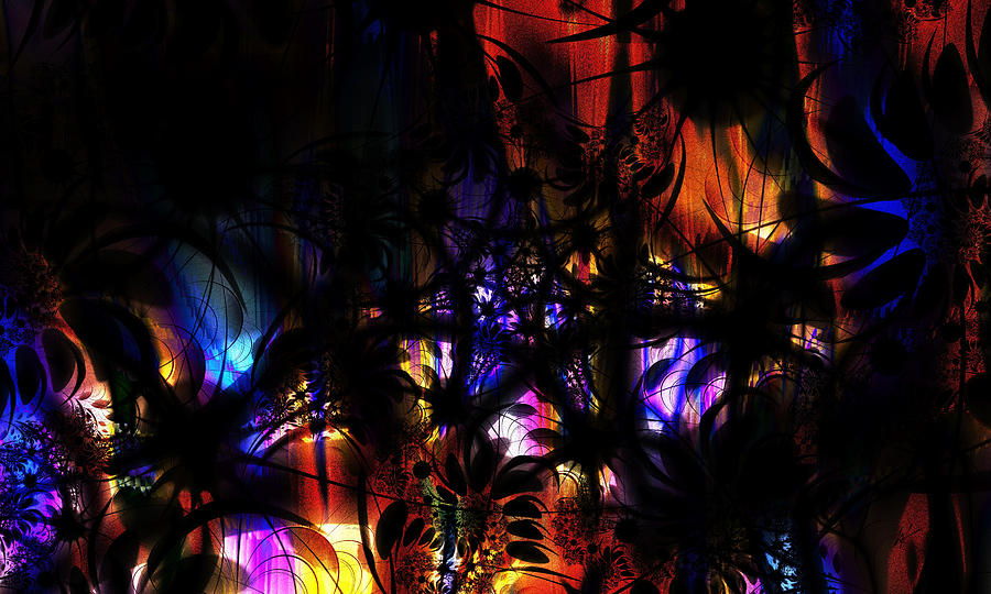 Abstract Digital Art - Shangri La #2 by Kiki Art