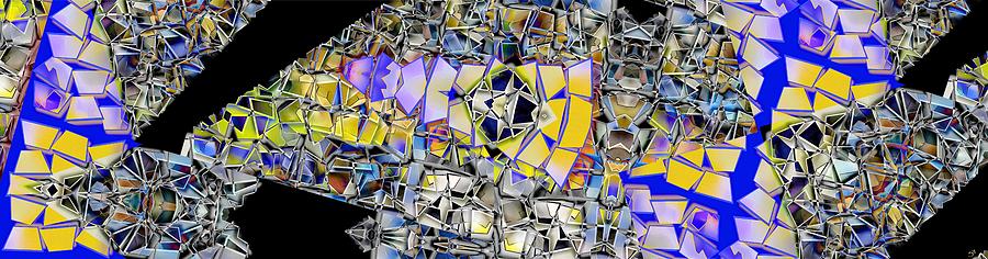 Mirror Digital Art - Shards #1 by Ronald Bissett