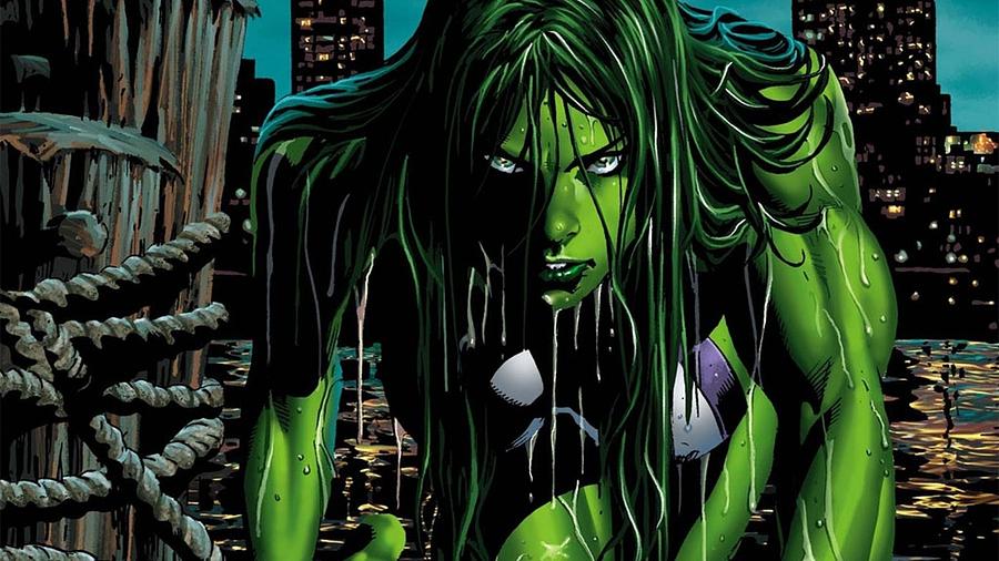 Bass Digital Art - She-Hulk #1 by Maye Loeser