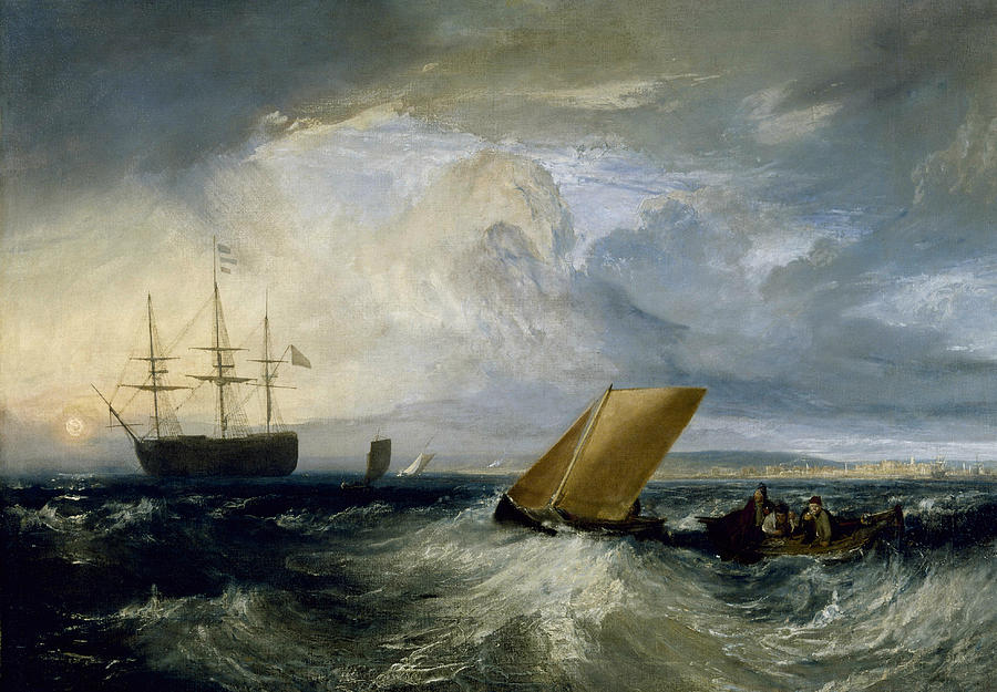 Sheerness as seen from the Nore Painting by Joseph Mallord William Turner