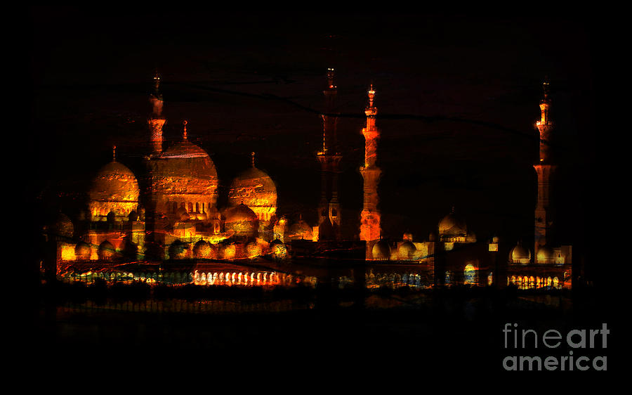 Sheikh Zayed Mosque #1 Painting by Gull G