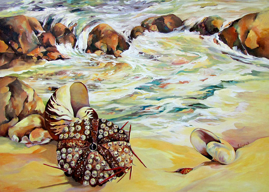 Shellscape #1 Painting by Rae Andrews