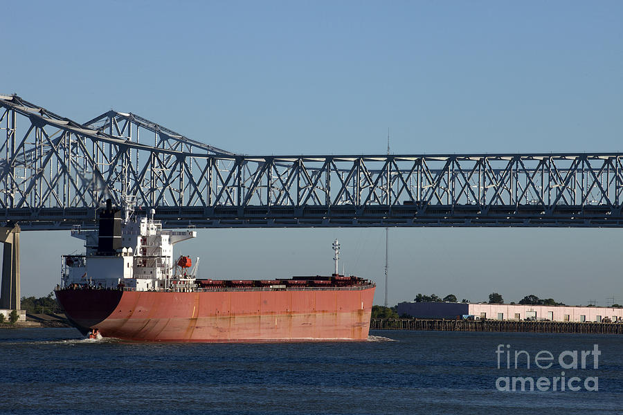 Shipping - New Orleans Louisiana #1 Photograph by Anthony Totah