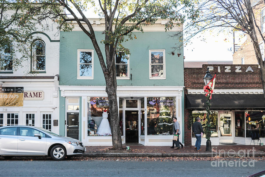 Shop Fronts of Fredricksburg Virginia #1 Photograph by Thomas Marchessault