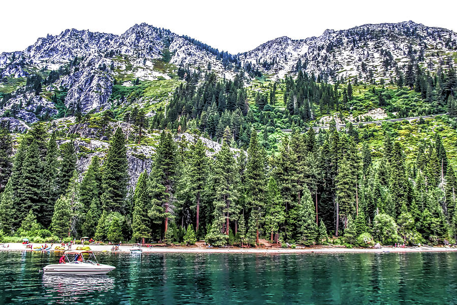 Shores of Emerald Bay #1 Photograph by Pat Cook