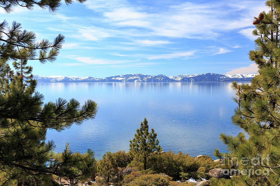 Mountain Photograph - Shores of Lake Tahoe #1 by Jannis Werner