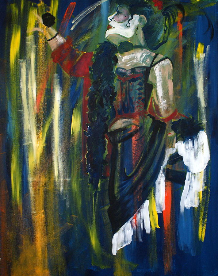 Showgirl #1 Painting by Joanne Claxton