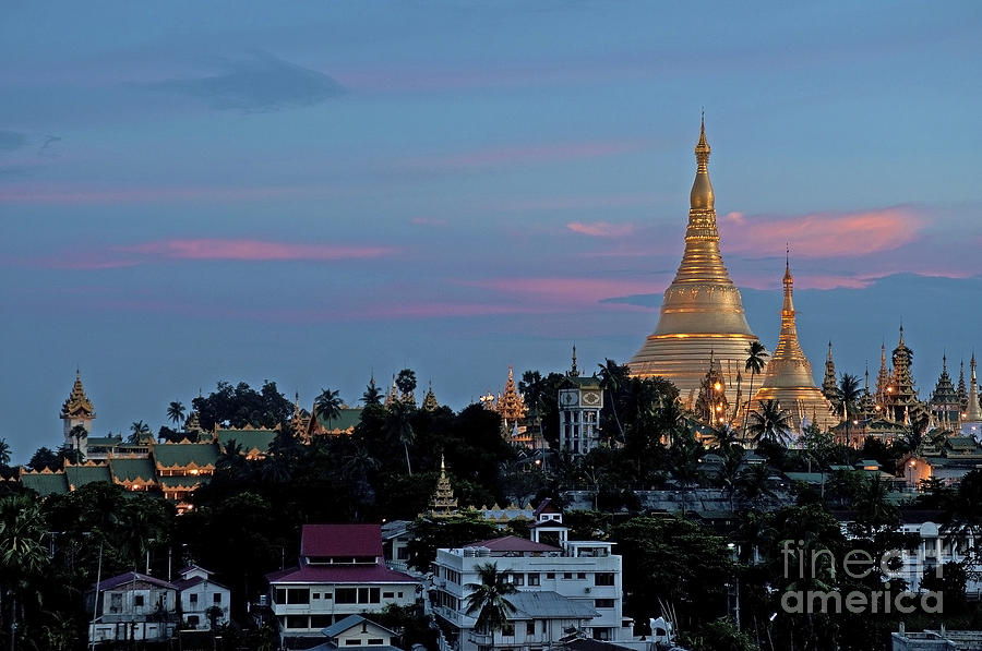 Shwedagon Pagoda In Yangon Myanmar #1 Photograph by JM Travel Photography