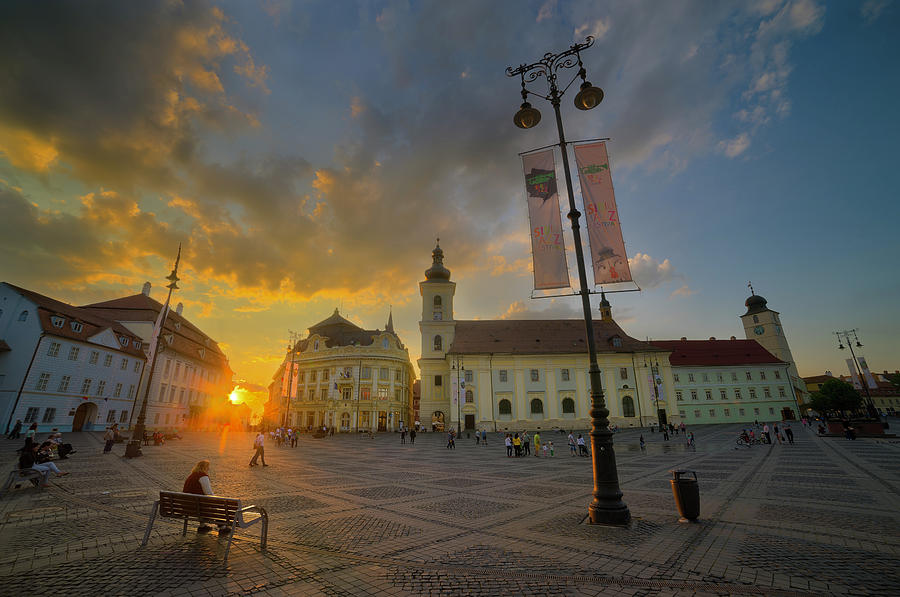 Sibiu, Hermannstadt In Transylvania Canvas Print