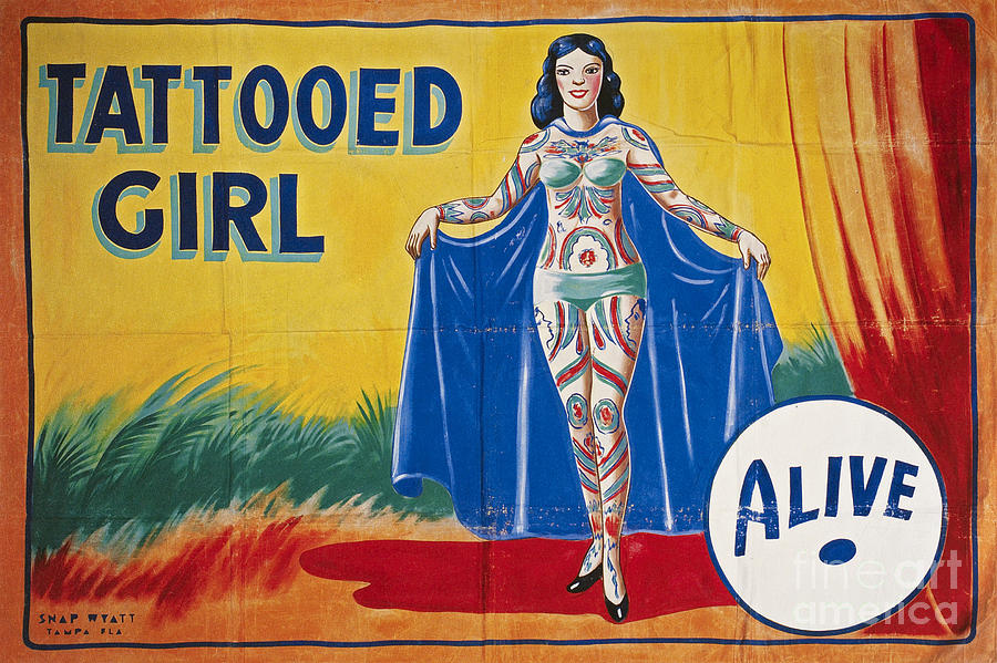 SIDESHOW POSTER, c1955 #1 Photograph by Granger