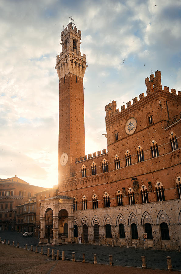 Siena City Hall Bell Tower #1 Photograph by Songquan Deng
