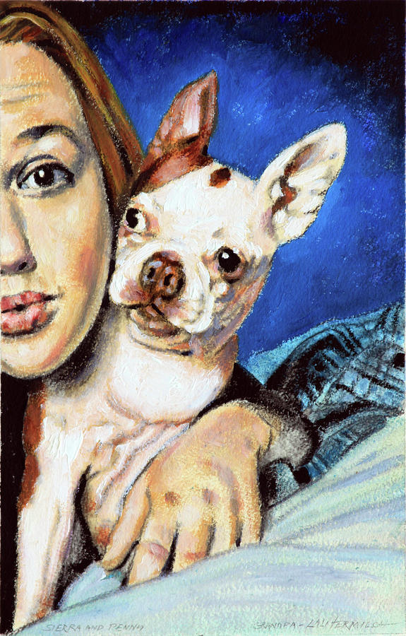 Sierra and Penny #1 Painting by John Lautermilch