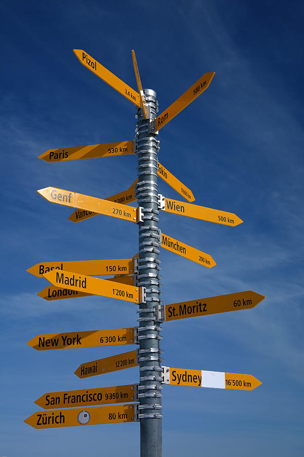 City Photograph - Signpost #1 by Mountain Dreams