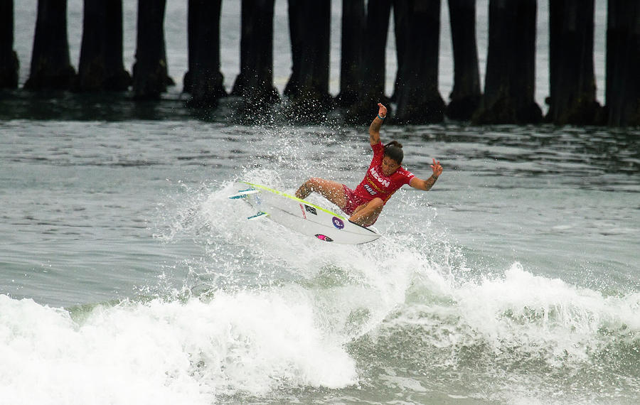 Silvana Lima Surfing #1 Photograph by Waterdancer
