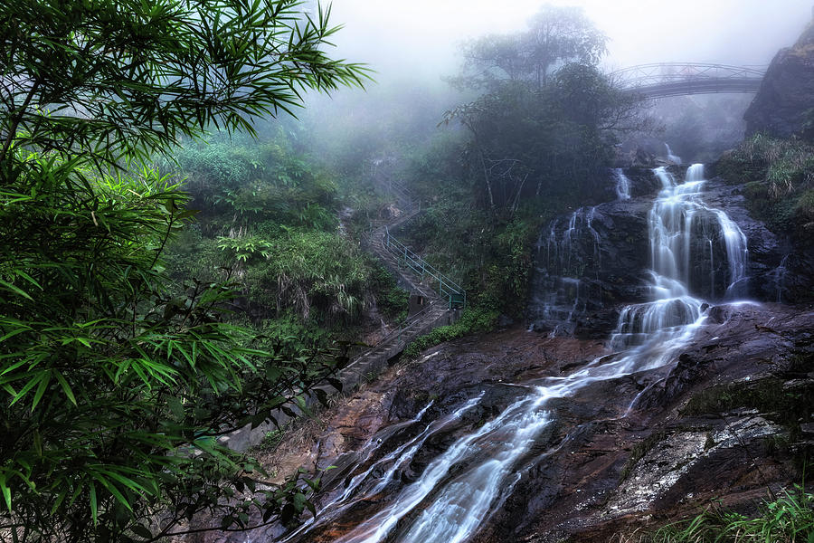 Silver Waterfall - Vietnam #1 Photograph by Joana Kruse