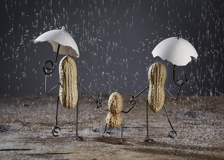 Umbrella Photograph - Simple Things - Taking a Walk #2 by Nailia Schwarz