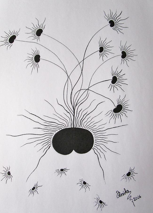 Simplicity #1 Drawing by Rosita Larsson