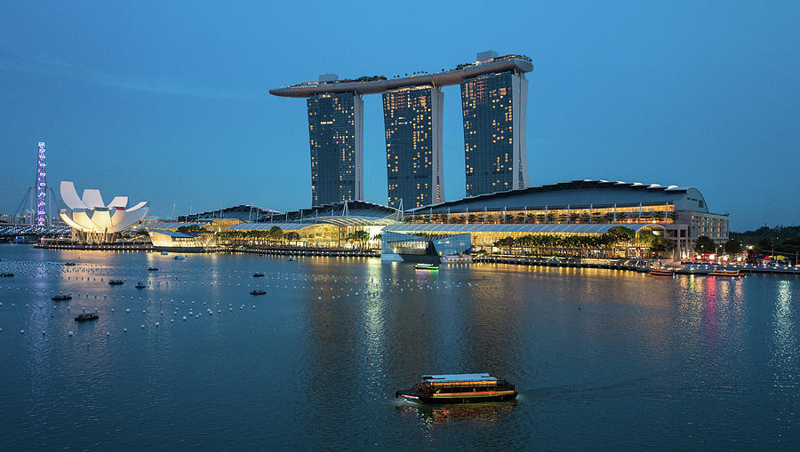 Singapore Harbour #3 Photograph by Jocelyn Kahawai