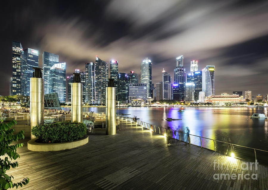 Singapore waterfront #1 Photograph by Didier Marti