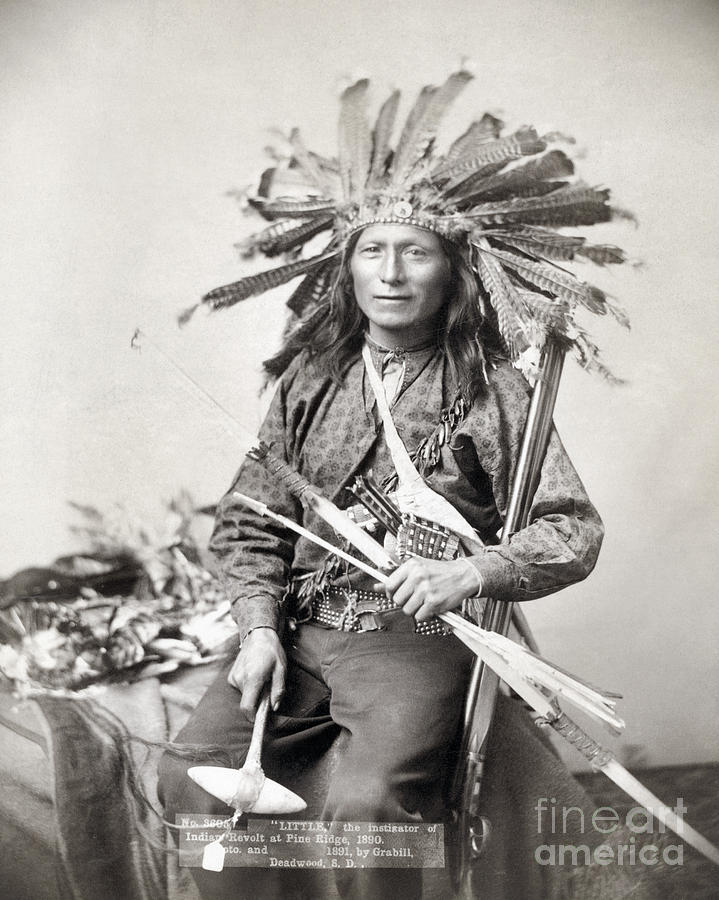 Sioux Leader, 1891 #1 Photograph by Granger