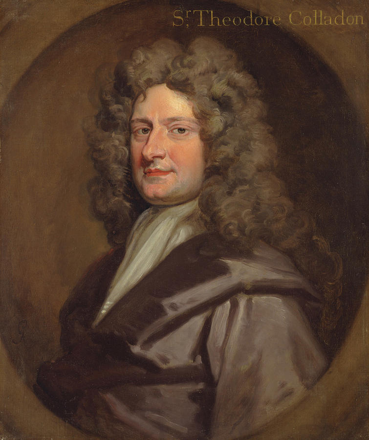 Sir Theodore Colladon Painting by Godfrey Kneller - Fine Art America