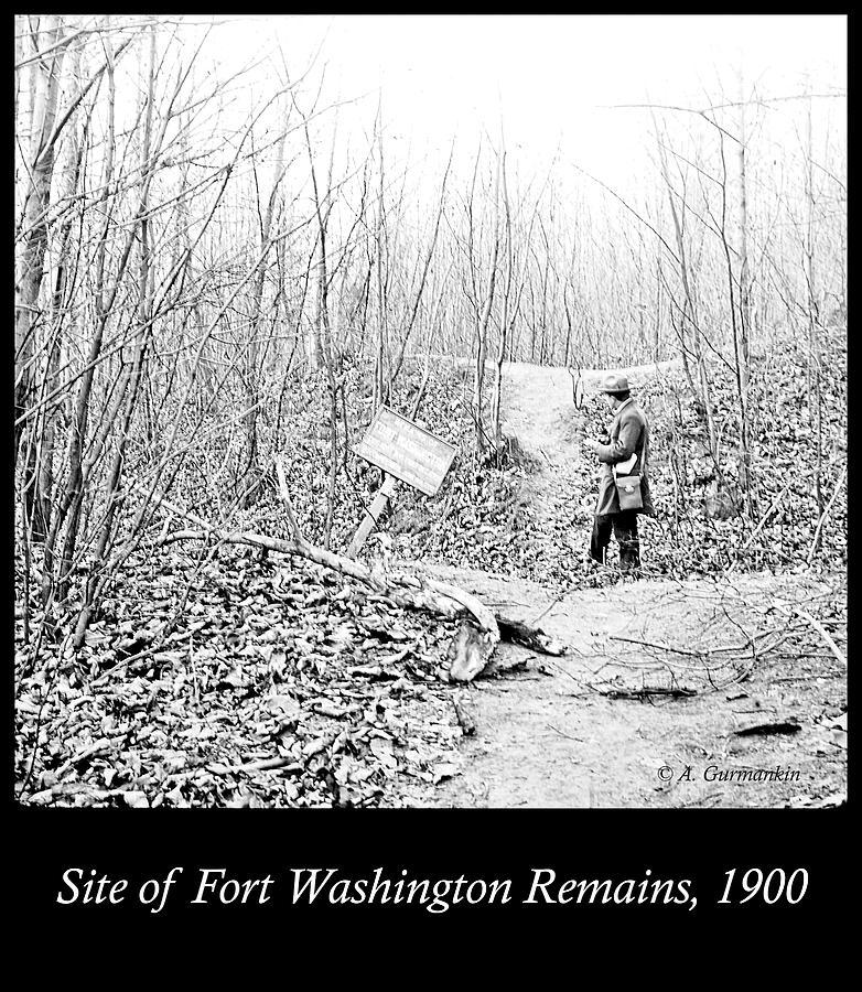 Site of Fort Washington Remains, 1900, Vintage Photograph #1 Photograph by A Macarthur Gurmankin
