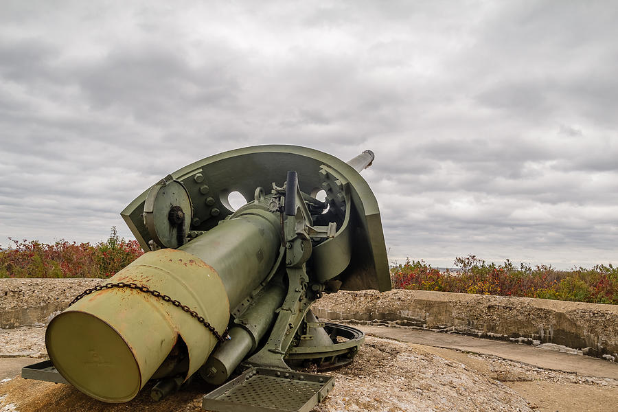 Six inch Gun at Battery Peck #1 Photograph by SAURAVphoto Online Store
